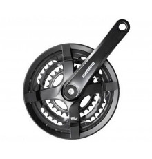 Система TOURNEY AFCTY501C888CLB 3х/7/8ск. 48/38/28 170мм с защ. квадрат черная SHIMANO