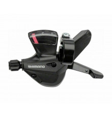 Шифтер Shimano Altus, M310, лев, 3ск, индикатор, тр 1800мм, черный, б/уп ASLM310LB