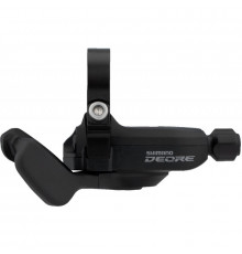Шифтер Shimano Deore, M5100 лев 2 ск, индикатор, трос 1800мм, черный, без уп ASLM5100LB