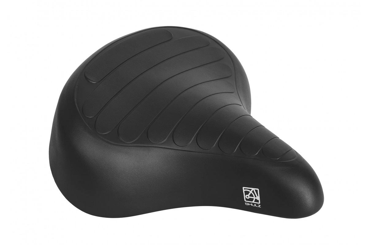 Седло SHULZ KRABI YBT-8046 260х240мм черн. с черн.рейл.