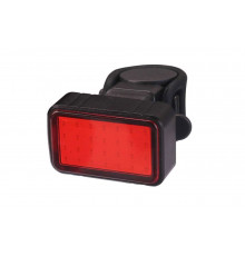 Фонарь Задний Green Cycle Glt-203, С Алюм.Рамкой, Cob Led, 30 Люмен; 6 Реж Мигалка