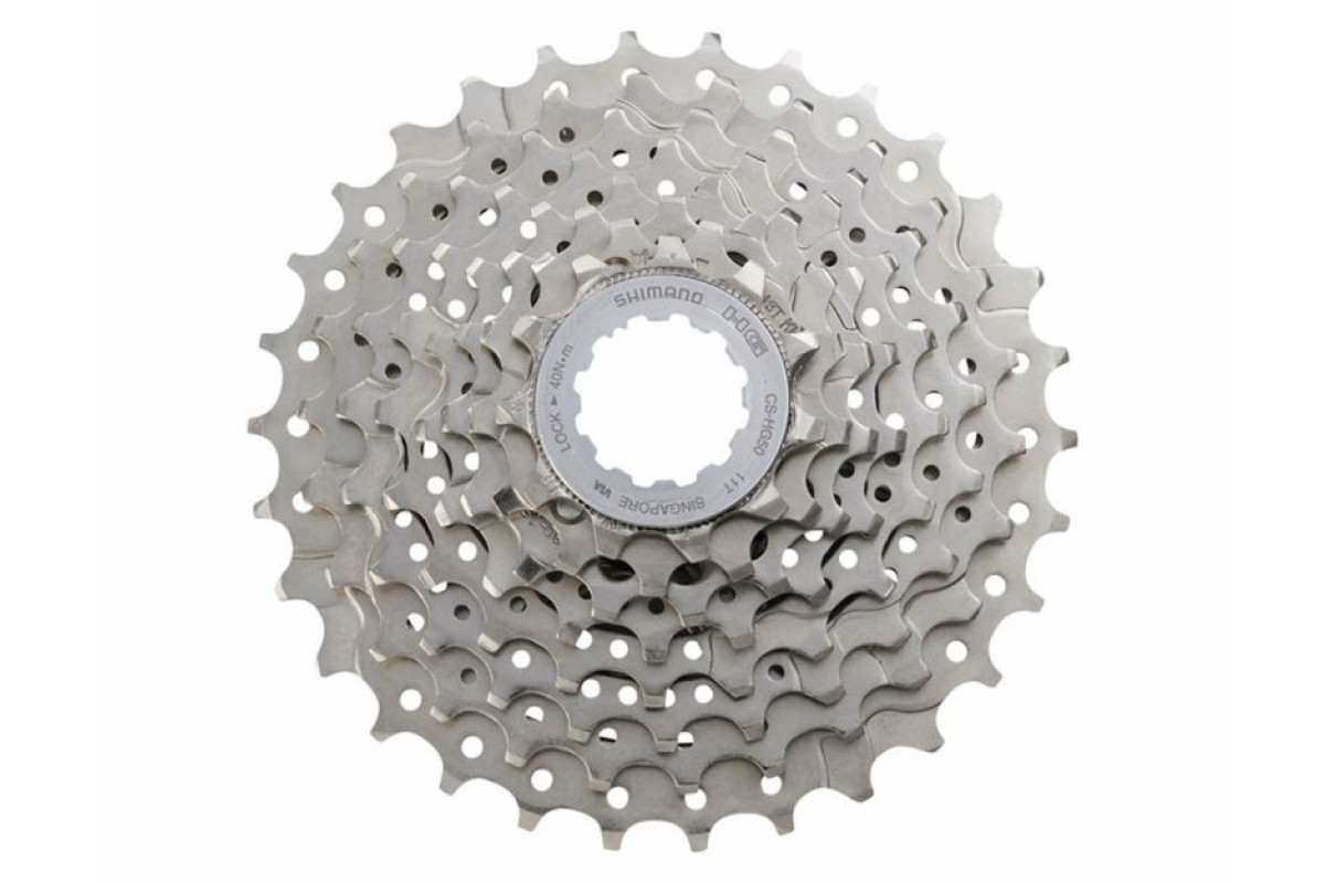 Кассета SHIMANO HG50, 8ск, 11-28, никелиров б/уп ACSHG508128