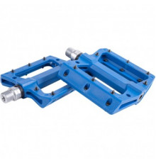 Педали Нейлон Со Сьемными Шипами, Подш. Пром, 9/16",357Гр N-5 Blue 1/20