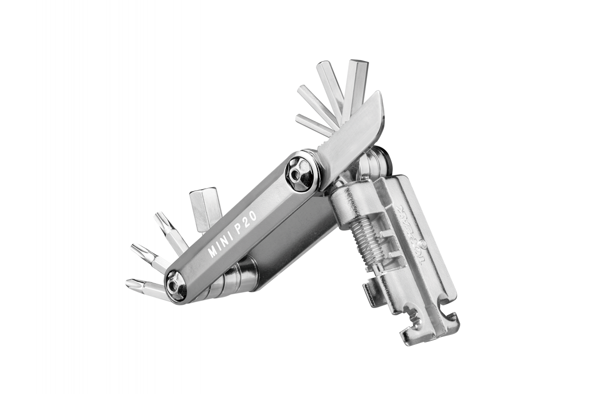 Мультиинструмент TOPEAK MINI P20, 20 FUNCTIONS silver TT2582S