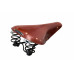 Седло SHULZ Touring Springs кожаное с пружинами (light brown SD981)