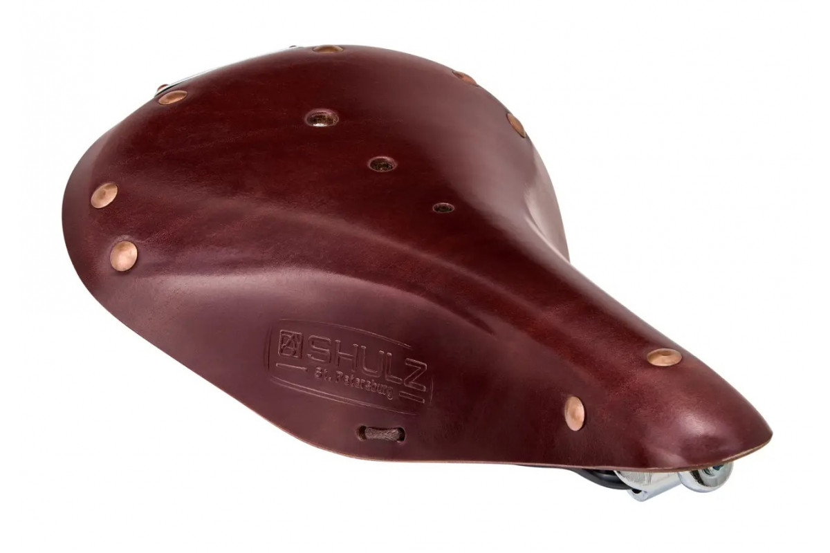 Седло SHULZ Touring Rails кожаное (dark brown SD952)