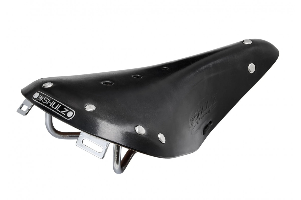 Седло SHULZ Touring Rails кожаное (black SD953)