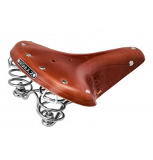 Седло SHULZ Wide Springs кожаное широкое с пружинами (light brown SD901)