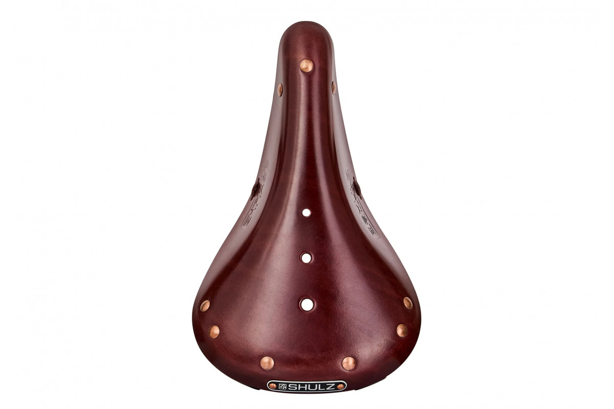 Седло SHULZ Touring Rails кожаное (dark brown SD952)