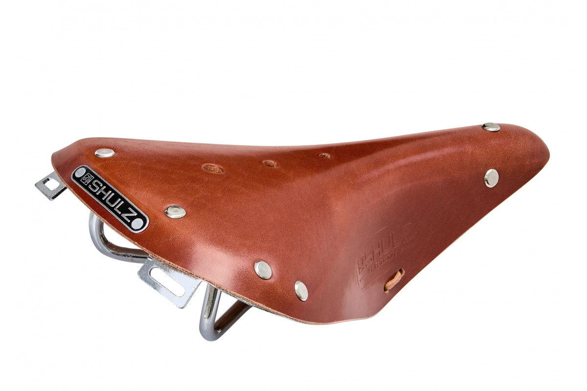 Седло SHULZ Touring Rails кожаное (light brown SD951)