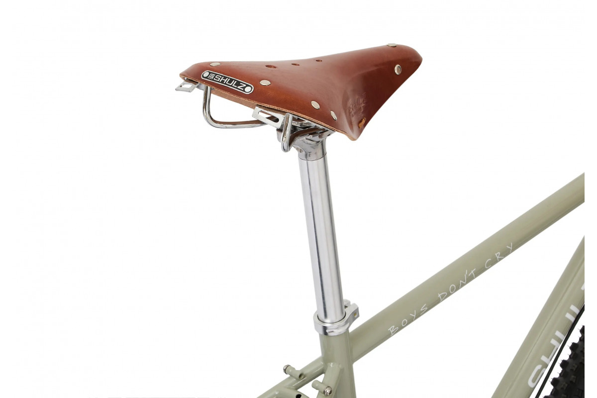 Седло SHULZ Touring Rails кожаное (light brown SD951)
