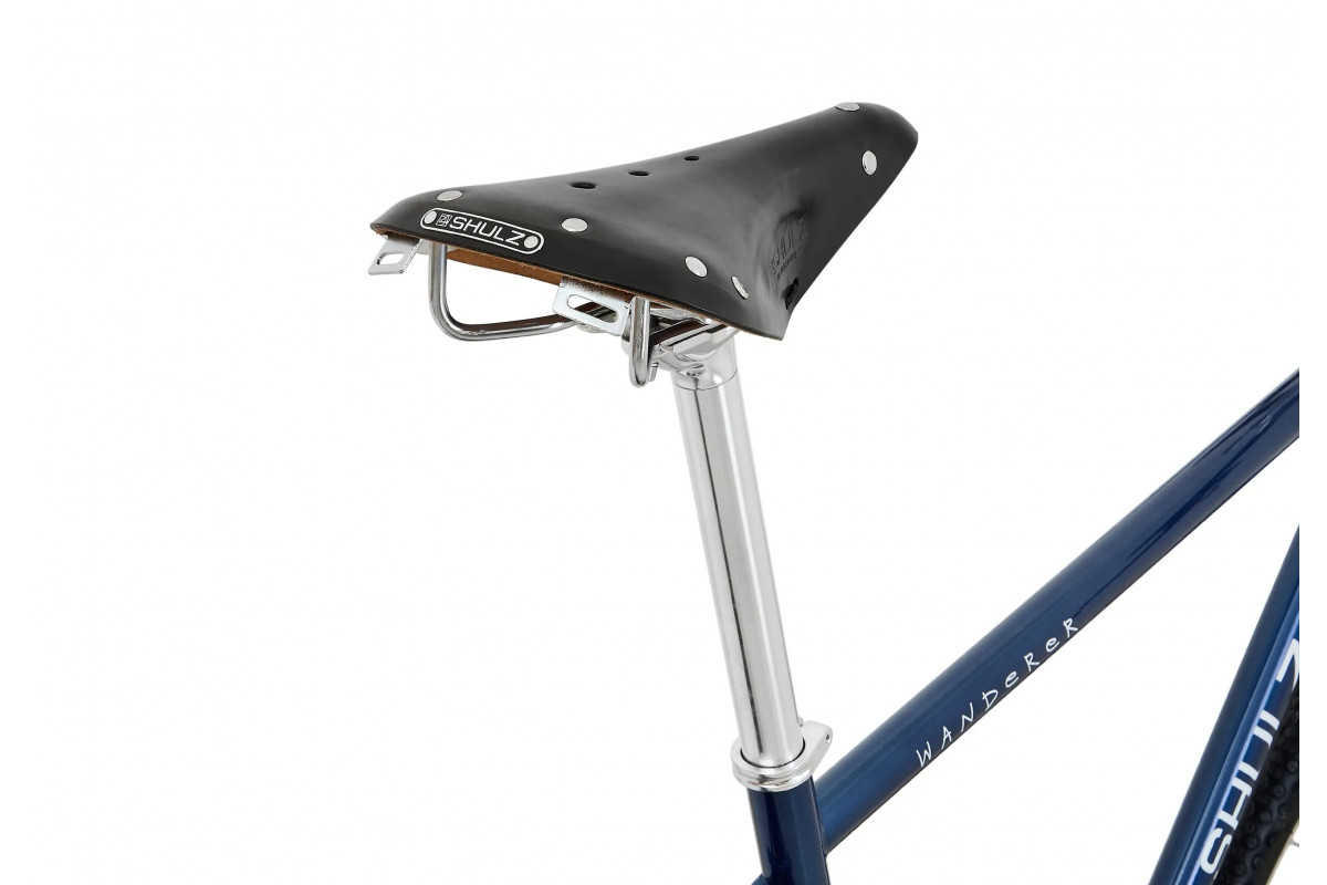 Седло SHULZ Touring Rails кожаное (black SD953)