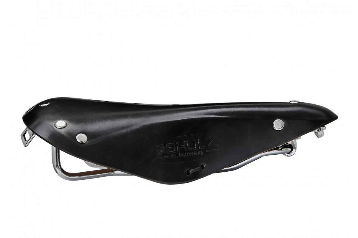 Седло SHULZ Touring Rails кожаное (black SD953)