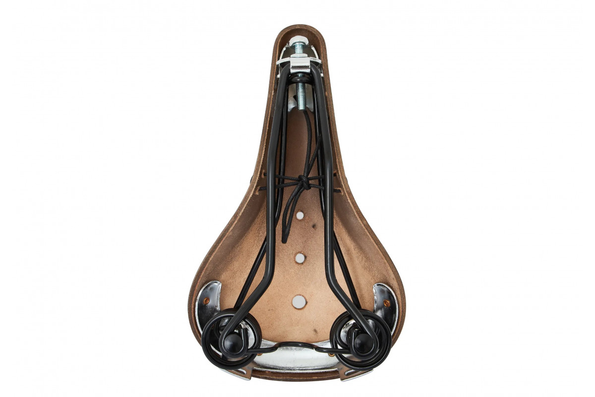 Седло SHULZ Touring Springs кожаное с пружинами (black SD983)