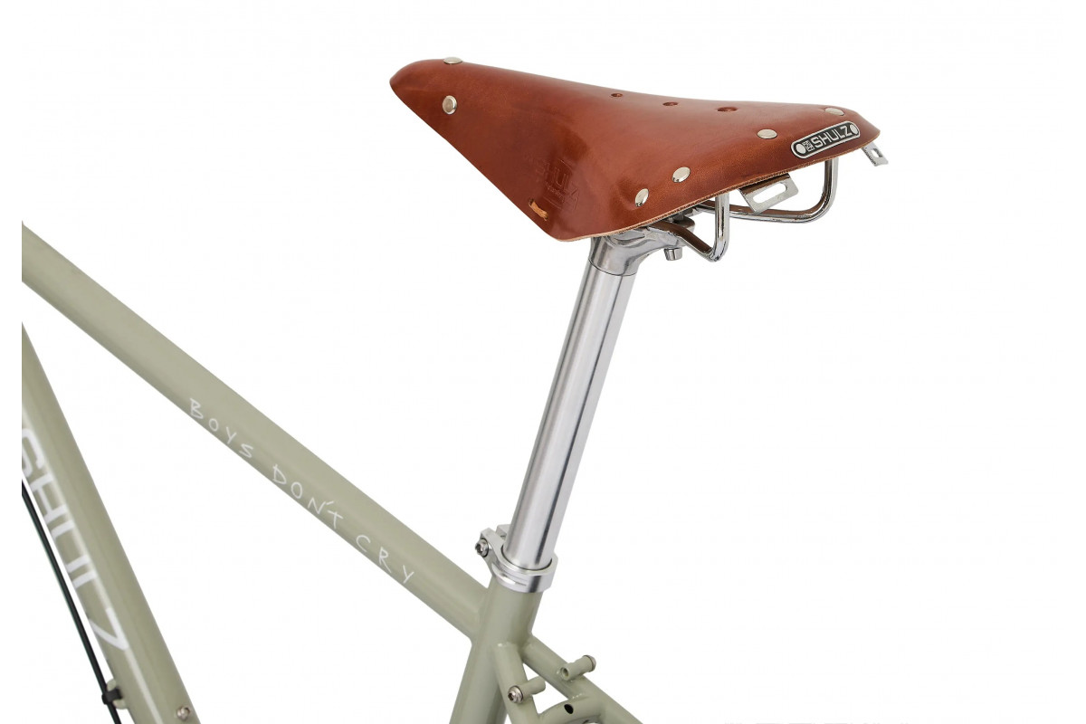Седло SHULZ Touring Rails кожаное (light brown SD951)