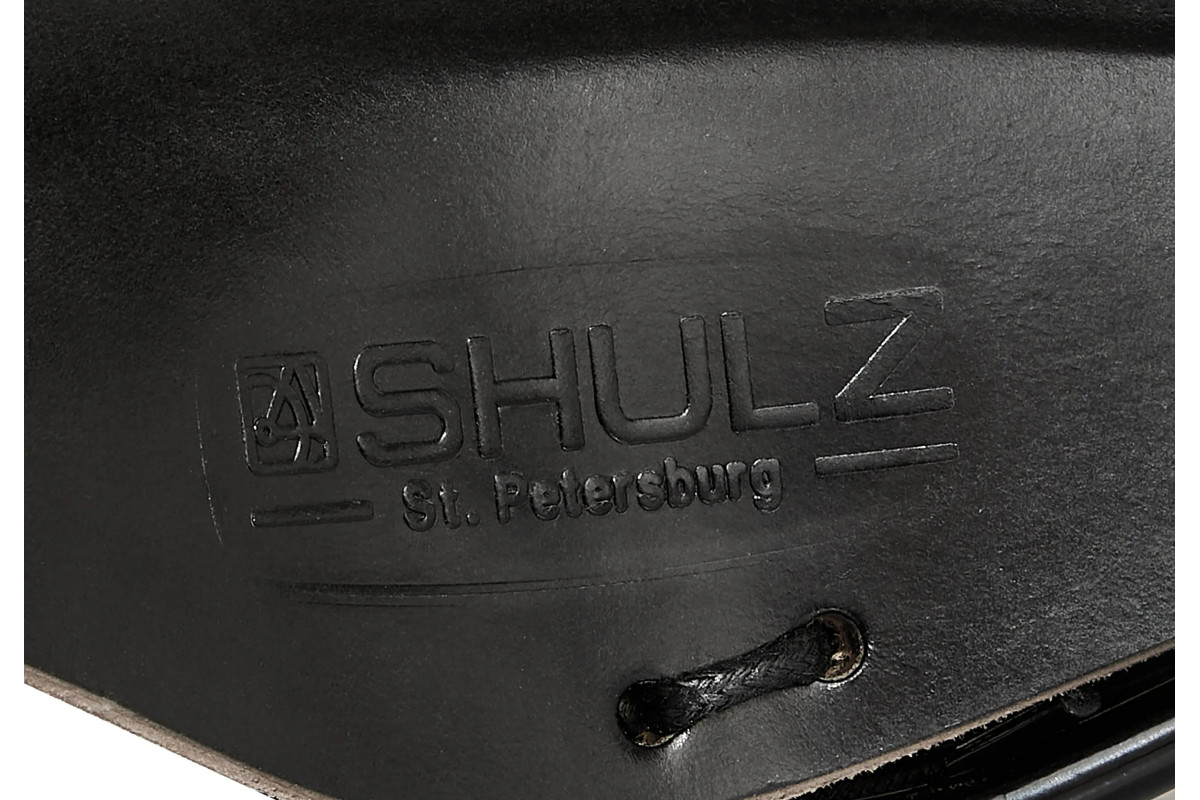 Седло SHULZ Touring Springs кожаное с пружинами (black SD983)