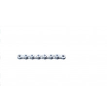 Цепь TEC CT-1HX для BMX, 1/2" X 1/8" 110 звеньев, с замком цепи, серебристая