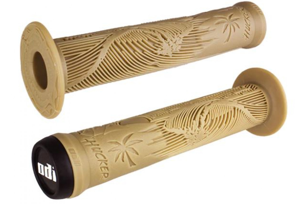 Грипсы ODI 160мм. с фланцем, мягкий рельеф Hucker F01HF
