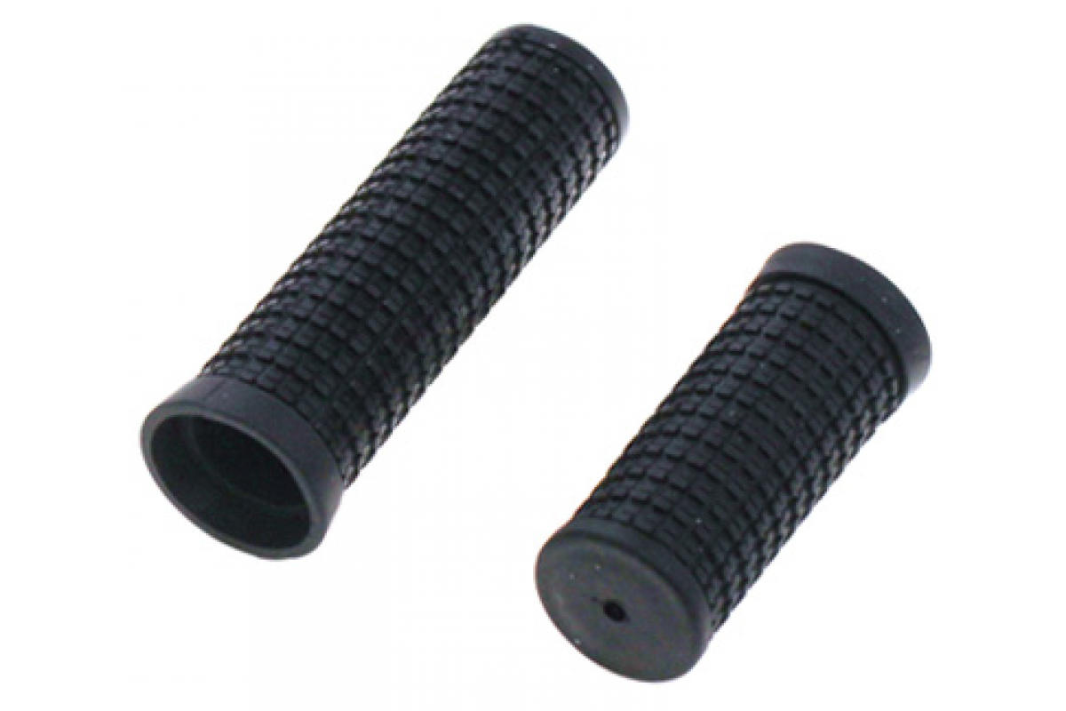Грипсы TRIX, резиновые, 100мм+70мм, для ревошифта, черные GRTX-64-TPR