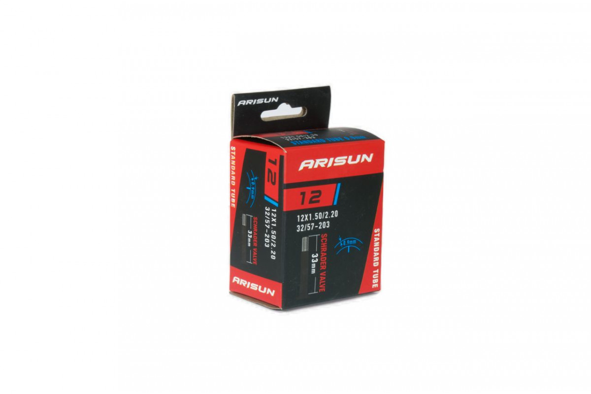 Камера ARISUN STANDARD 12x1.50/2.20 (32/57-203) AV 33мм бутиловая 0.9мм