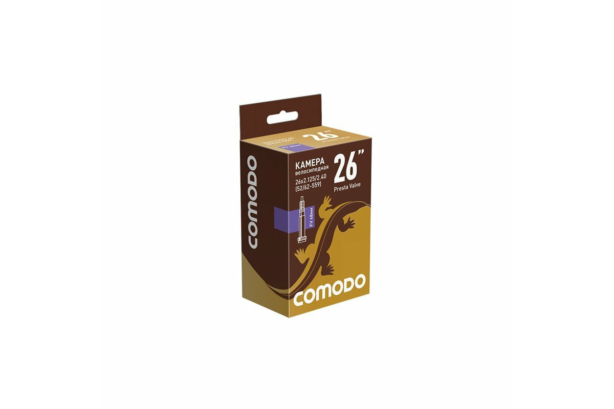 Камера COMODO 26 x 2.125/2.40 (52/62 - 559) AV48 мм бутиловая