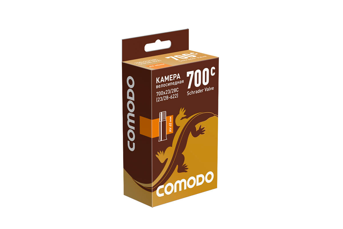 Камера COMODO 700 x 23/28C (23/28 - 622) AV бутиловая