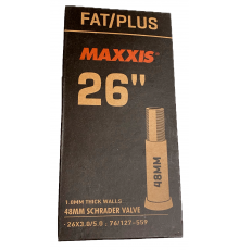 Камера Maxxis 26x3.0/5.0 76/127-559 1.0mm  Fat/Plus Автониппель 48 мм EIB001413000