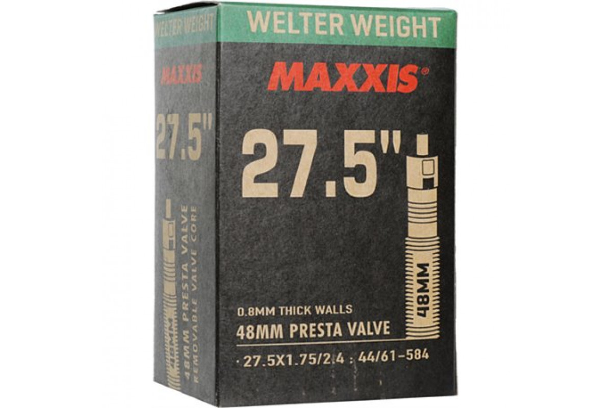 Камера Maxxis 27.5x1.75/2.4 Welter Weight Велониппель 48мм EIB00139800