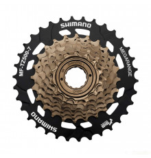 Кассета-трещотка SHIMANO AMFTZ5007434 7ск. 2-5258 TOURNEY 7х14-34 HG/UG (аналог MF-TZ21) коричн.