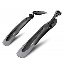 Крылья RBRL MTB 24-29",в шток вилки/за подсед.штырь; пласт, серо-черные RL-910F/R