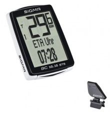 Велокомпьютер Sigma BC 16.16 STS CAD б/проводной черный A228477