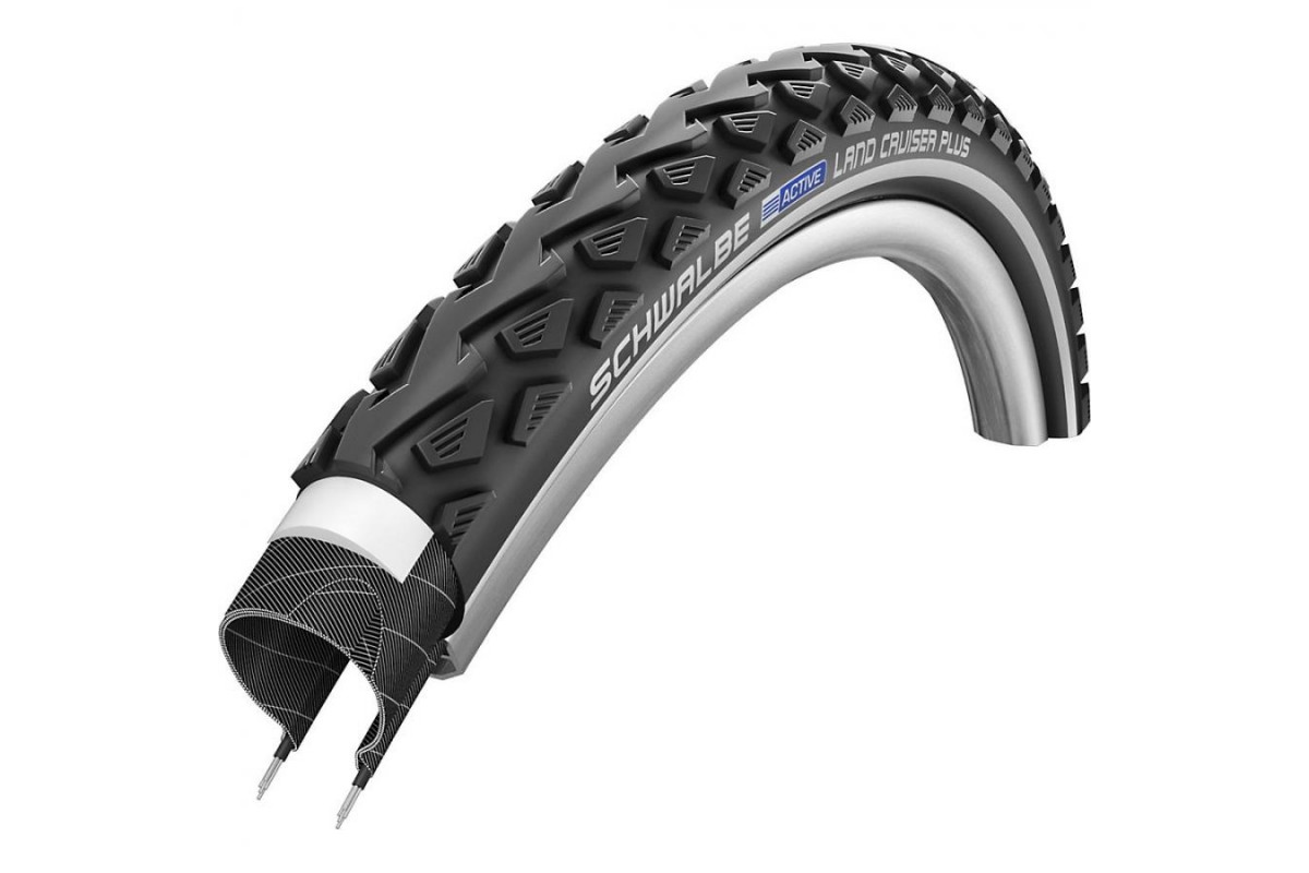Покрышка. 28x2.00 (50-622) 05-11159235.01 LAND CRUISER PLUS, PunctureGuard. TwinSkin, HS450, SBC, B/B+RT SCHWALBE