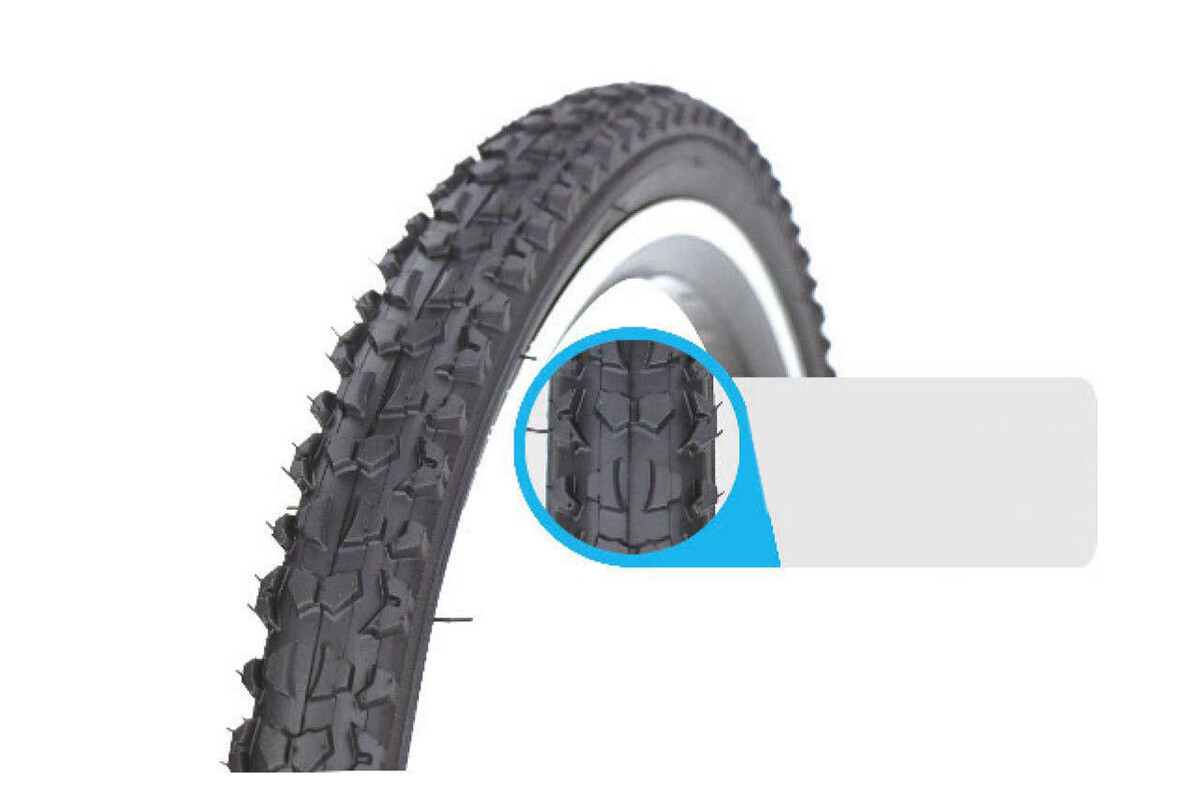 Покрышка TRIX 26 х 1.95 (54-559) TX-804, горная, 30 TPI, черная
