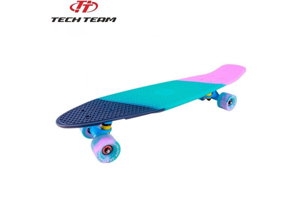 Скейтборд Tricolor 27 sea blue/blue