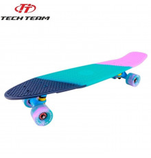 Скейтборд Tricolor 27 sea blue/blue