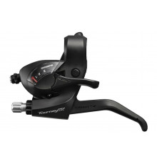 Рукоятка переключения передач, левая, SHIMANO, TOURNEY, ST-TX800-L, 3 ск., комбинированная