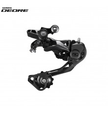 Переключатель задний SHIMANO, DEORE, RD-M6000, 10 скор., крепление (на болт) под петух, SHADOW PLUS DESIGN, GS (KRDM6000GS)