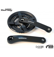 Комплект шатунов (Система), SHIMANO, TY301, C защитой, SQR, 170 мм, 42х34х24T (AFCTY301C244CL)