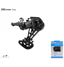 Переключатель задний SHIMANO DEORE RD-M5100, 11 скор., крепление (на болт) под петух, SHADOW RD+, SGS, инд. упаковка (IRDM5100SGS)