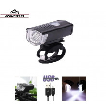 Фара передняя алюминиевая, USB кабель, 3 режима работы, RPL-2255, RAPIDO