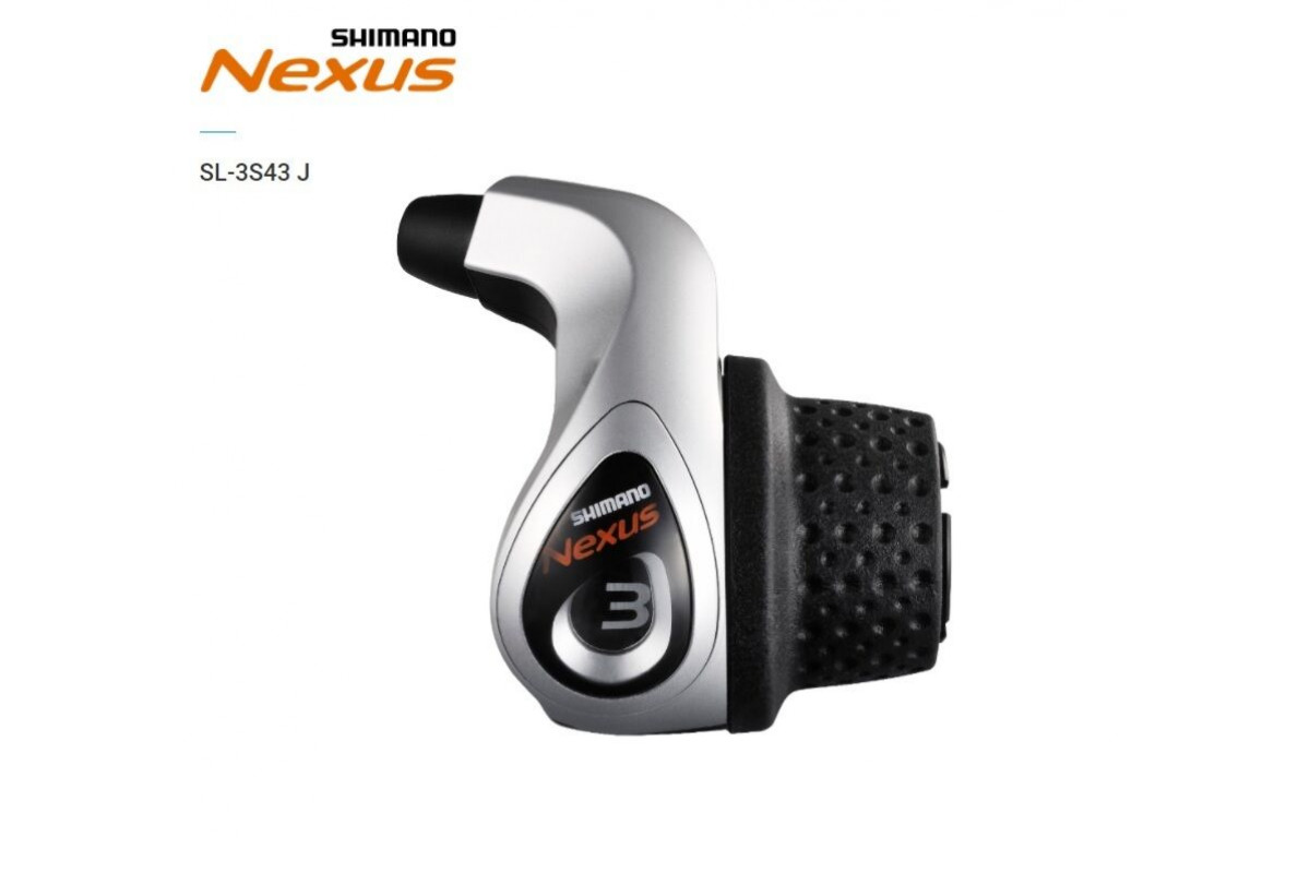 Рукоятка переключения передач (Revoshift) правая, 3 скор., LS-3S43J SHIMANO NEXUS, в сборе, для планетарной втулки (ASL3S43J160L)