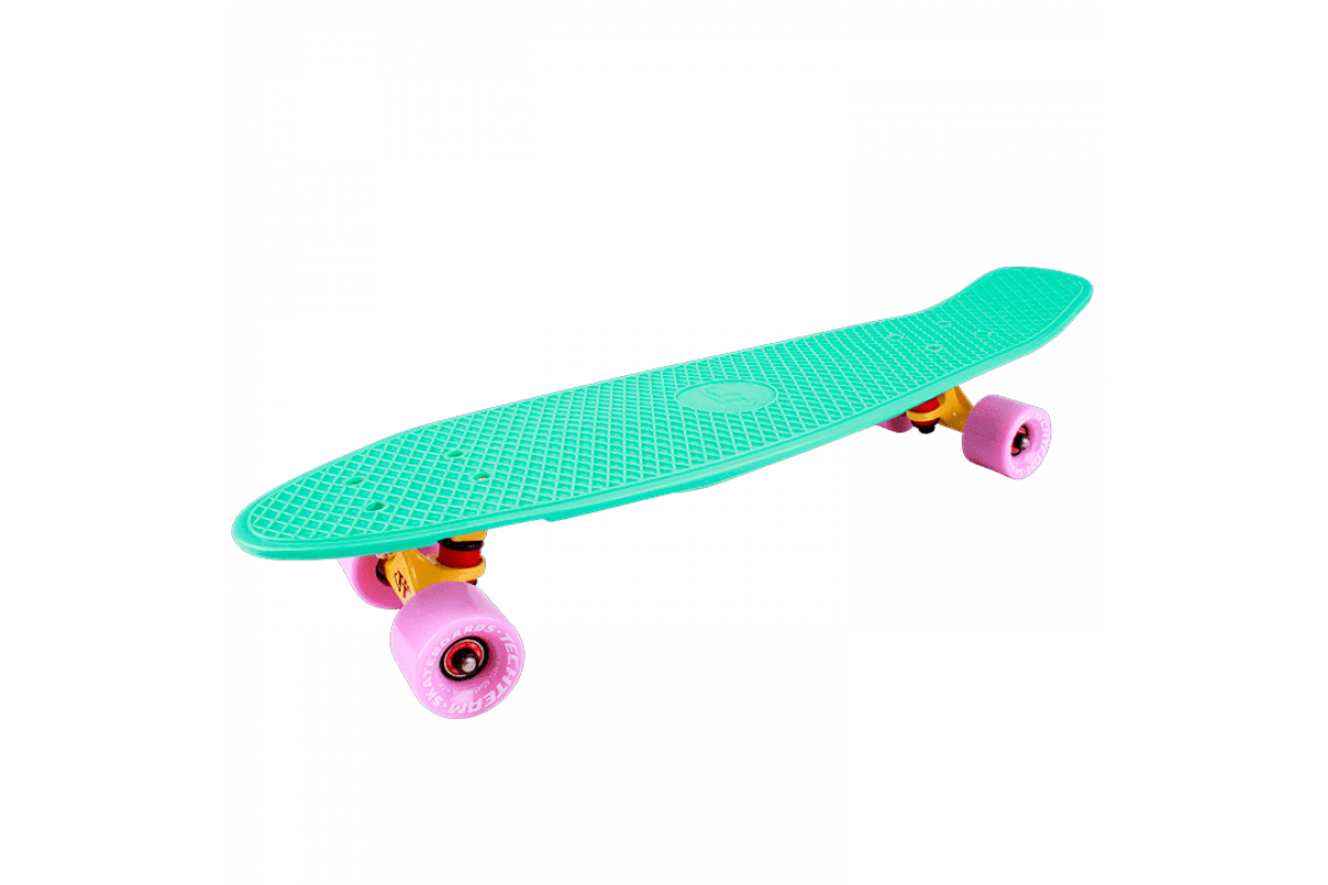 Скейтборд (пенниборд) Tech Team Classic 27 green пластиковый