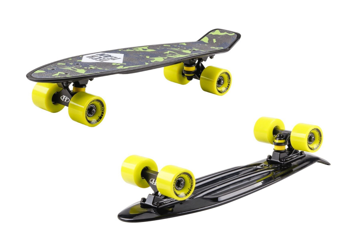 Скейтборд Kiwi 22 black/green (NN007442)