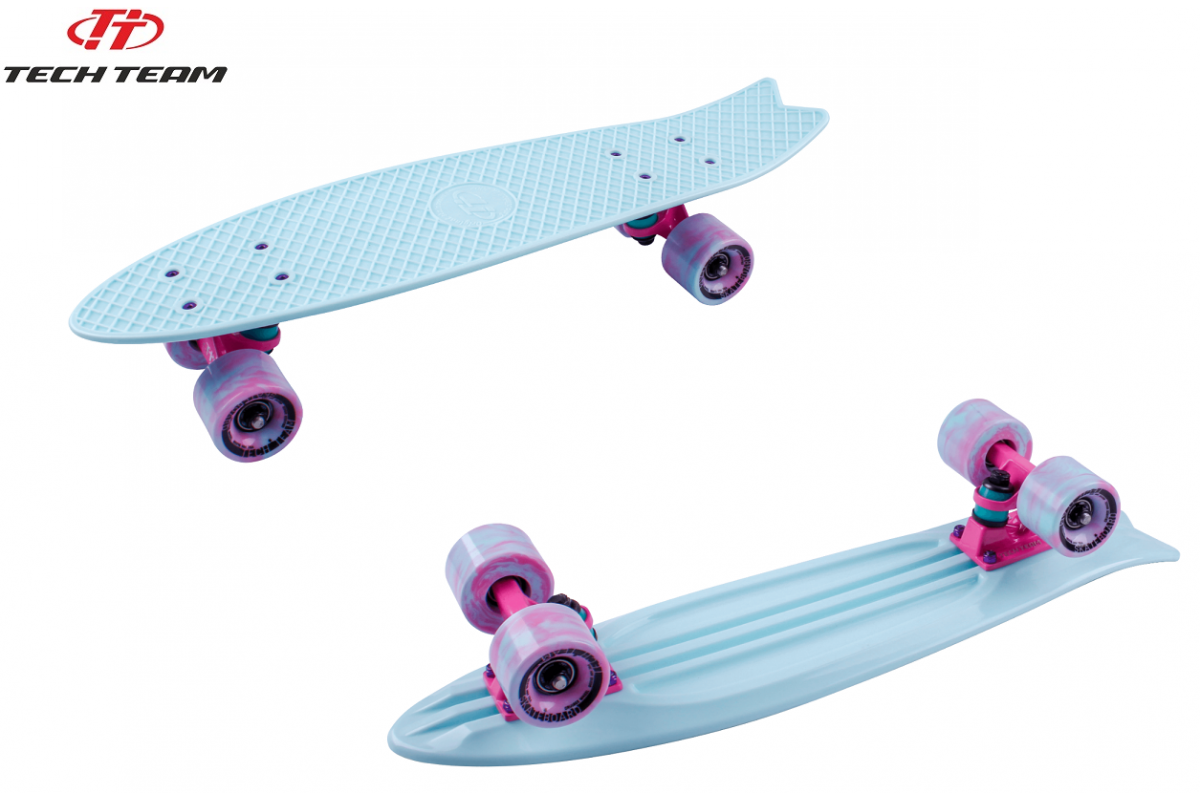 Скейтборд пластиковый Fishboard 23 sky blue NN004153