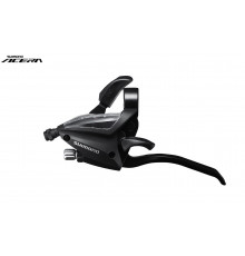 Рукоятка переключения передач левая SHIMANO ALTUS ST-EF500-2L комбинированная, 2 скор. (черный, 1SL300000296)