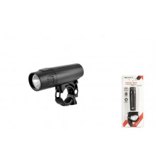 Фара передняя SMART NINE 80, 1 диод Nichia, 80 lumens, 2 режима, крепеж на руль 22.4-31.8 мм, с батарейками (BL193W-01)