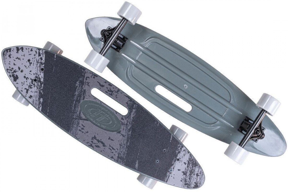 Скейтборд Fishboard 31 grey пластиковый (NN007488)