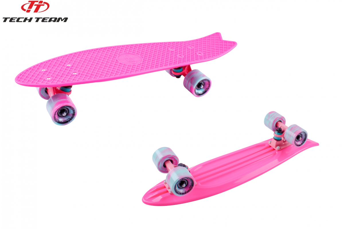 Скейтборд пластиковый Fishboard 23 pink NN004151