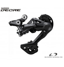 Переключатель задний SHIMANO DEORE RD-M4120, 10/11 скор., крепление (на болт) под петух, SHADOW RD, SGS (ARDM4120SGS)