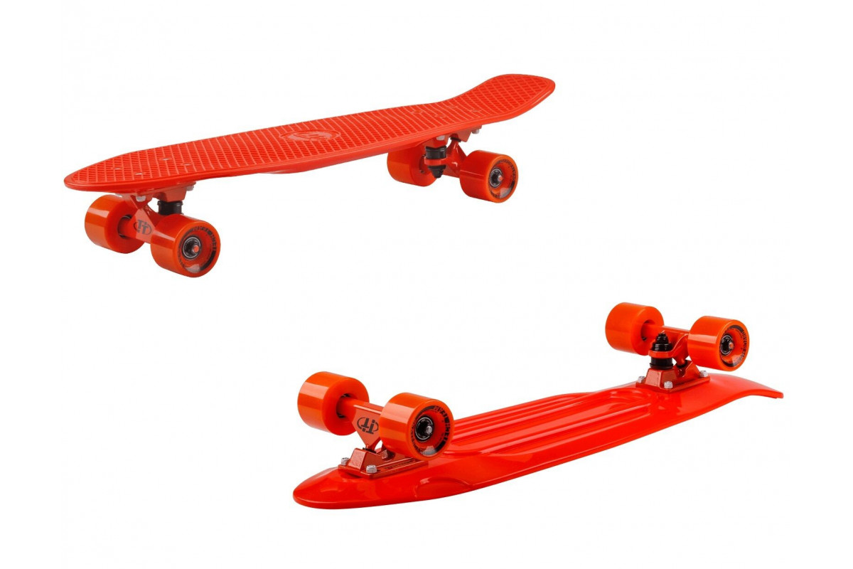 Скейтборд (пенниборд) Tech Team Classic 27 orange пластиковый (NN007474)